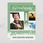 グリーンジグザグシニア3写真クラス 案内状 (正面/裏面)