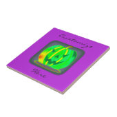 グリーンジャックランタンハロウィーンThunder_Cove タイル (側面)