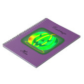 グリーンジャックランタンハロウィーンThunder_Cove ノートブック (左側)