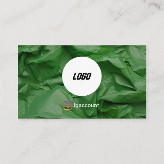 グリーンジャンクの取り外し 名刺 (裏面)