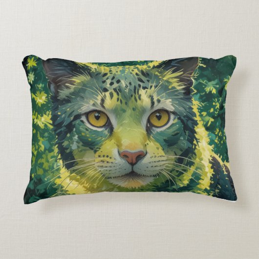 グリーンジャングル アクセントクッション (正面)