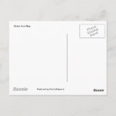 グリーンジューンビートル葉書 ポストカード (裏面)