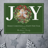 グリーンジョイクリスマスリース写真 シーズンカード