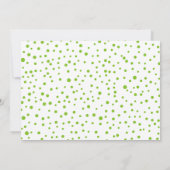 グリーンジョイ初めてのクリスマスホリデーフォトベビー誕生 案内状 (裏面)