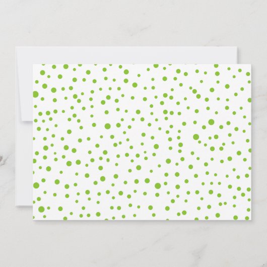 グリーンジョイ初めてのクリスマスホリデーフォトベビー誕生 案内状 (裏面)