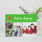 グリーンジョユックスノールフォトホリデーカード シーズンカード (スタンド正面)