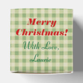 グリーンジンガムいけなまたは素敵なクリスマス フェイバーボックス (上部)