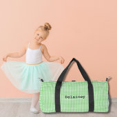 グリーンジンガム名マッチング生まれたばかりの病院 ダッフルバッグ