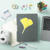 グリーンジンコ葉自然恋人ボタニカルパターン シール (iPadカバー)