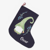 グリーンスウェモダンーデン格言クリスマスストッキング ラージクリスマスストッキング (正面 (吊り時))