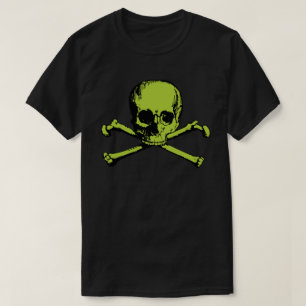 グリーンスカルとクロスボーン Tシャツ