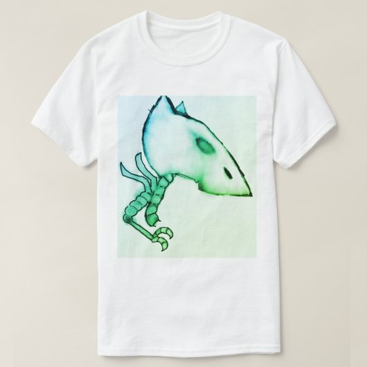 グリーンスカルティー Tシャツ (デザイン正面)