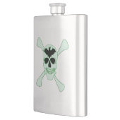 グリーンスカル及びクロスボーンフラスコ フラスク (左)