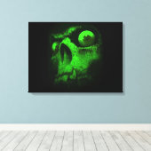 グリーンスカル キャンバスプリント (インサイチュ (ウッドフロア))