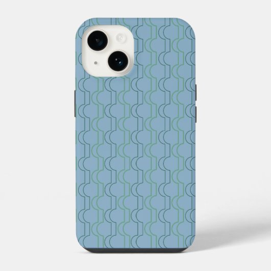 グリーンスキャロップ iPhoneケース (裏面)