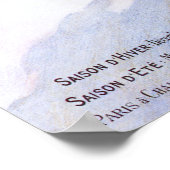 グリーンスキーポスターの女性 ポスター (角)