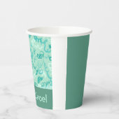 グリーンスクイグルアップシャーリンカップ 紙コップ (左)