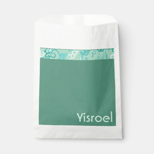 グリーンスクイグルアップシャーリンバッグ フェイバーバッグ (正面)