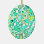 グリーンスクイグルス磁器オーナメント セラミックオーナメント (右)