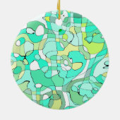 グリーンスクイグルス磁器オーナメント セラミックオーナメント (裏面)