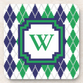 グリーンスクエアアーガイルコースター コースター (正面)