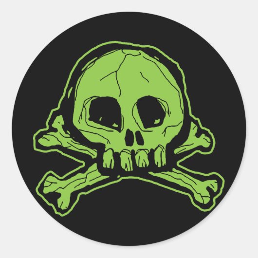 グリーンスクライブリースカル ラウンドシール (正面)