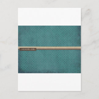 グリーンスクラップブックメモリ ポストカード