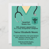 グリーンスクラブナースサンキューカード 案内状 (正面)