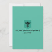 グリーンスクラブナースサンキューカード 案内状 (裏面)