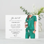 グリーンスクラブナース写真彼女はそれを卒業した 招待状 (スタンド正面)