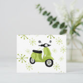 グリーンスクーター ポストカード (スタンド正面)