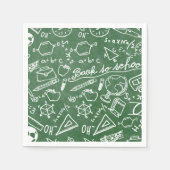グリーンスクールのチャームボードパーティー紙ナプキン スタンダードカクテルナプキン (正面)