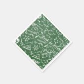 グリーンスクールのチャームボードパーティー紙ナプキン スタンダードカクテルナプキン (角)
