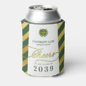 グリーンスクールカレッジ大学卒業式 缶クーラー (缶裏面)