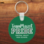 グリーンスクールプライドマスコットネームキーチェーン キーホルダー (正面)