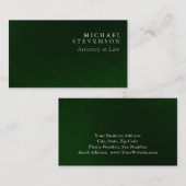 グリーンスタイリッシュ弁護士名刺 名刺 (正面/裏面)