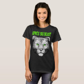 グリーンスタイルアプレーススキーユキヒョウ Tシャツ (正面フル)