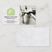 グリーンスタイルハウスロゴ | 鍵 名刺 (正面/裏面)