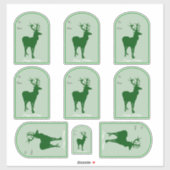 グリーンスタグディアハッピーホリデー行き先 シール (シート)