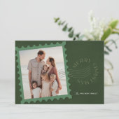 グリーンスタンプ2フォトクリスマス シーズンカード (スタンド正面)