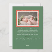 グリーンスタンプ2フォトクリスマス シーズンカード (裏面)