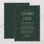 グリーンスタークリスマスパーティー 招待状 (正面/裏面)