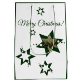 グリーンスターズ芝生管理サービス　メリークリスマス ミディアムペーパーバッグ (裏面)