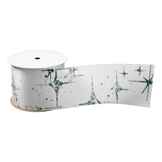 グリーンスターツインクル3インチリボン サテンリボン (リール)