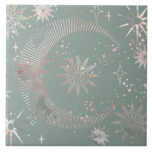 グリーンスターバスト タイル (正面)