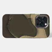 グリーンスター迷彩柄ブレンド iPhoneケース (裏面横)