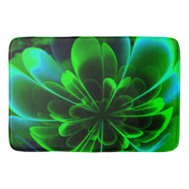 グリーンスティライズドコロラベンドアップ花びら バスマット