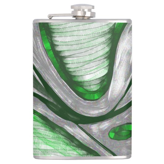 グリーンスティール フラスク (正面)