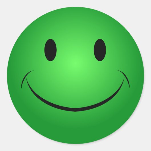 グリーンステッカー ラウンドシール (正面)