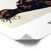 グリーンストッキング付き女性 ポスター (角)